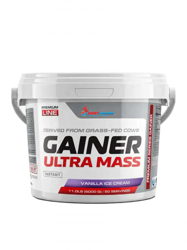 Gainer Ultra Mass (5000 гр) (50 порц) (WESTPHARM) (Ванильное мороженое)