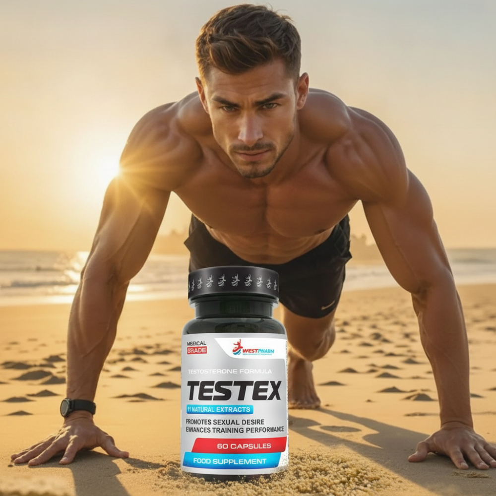 TESTEX™ тестостероновый бустер для мужской силы и либидо.